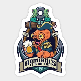 Admiral’s It’s On Tap IPA Sticker